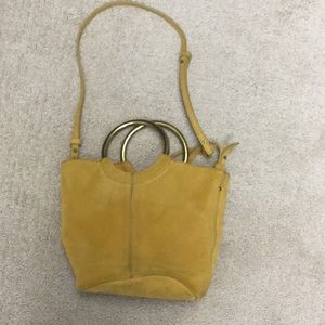 Jcrew suede bucket bag
